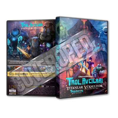 Troll Avcıları Titanlar Yükseliyor - 2021 Türkçe Dvd Cover Tasarımı